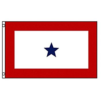 Flag-Blue Star One -3'x5'